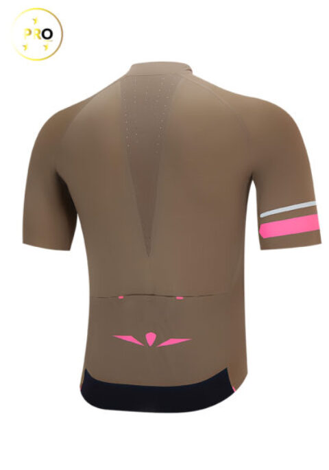 Maillot de ciclismo de hombre Uglow Bronze/rosa