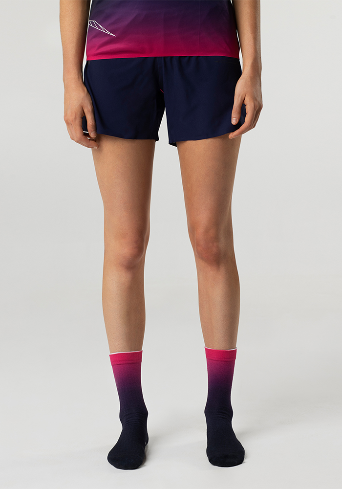 Calcetines running y trail running con grip, Uglow C1 3/21 Obsidian