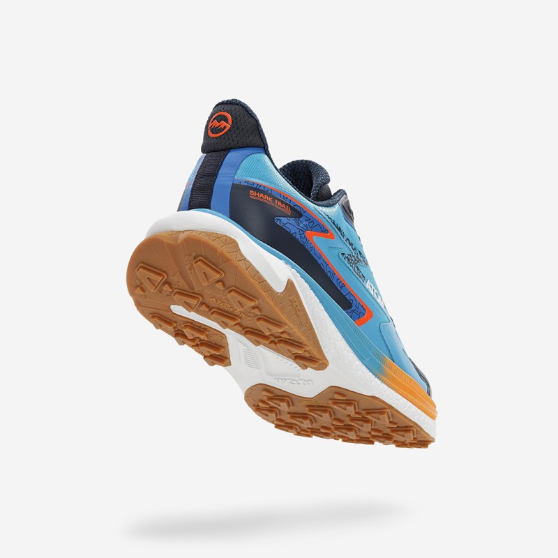 zapatillas atom trail running shark at160 blue