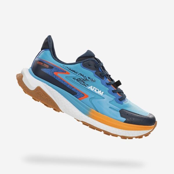 zapatillas atom trail running shark at160 blue zapatillas atom trail running shark at160 blue