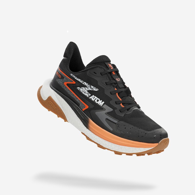 zapatillas atom trail running shark at160 dark