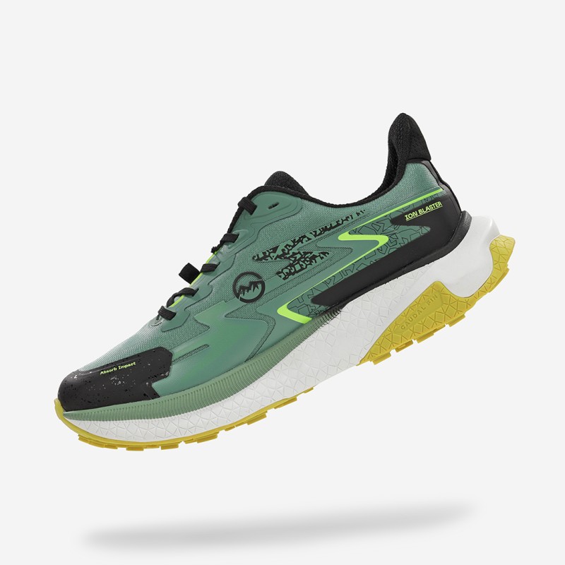 zapatillas atom trail running shark at160 dark