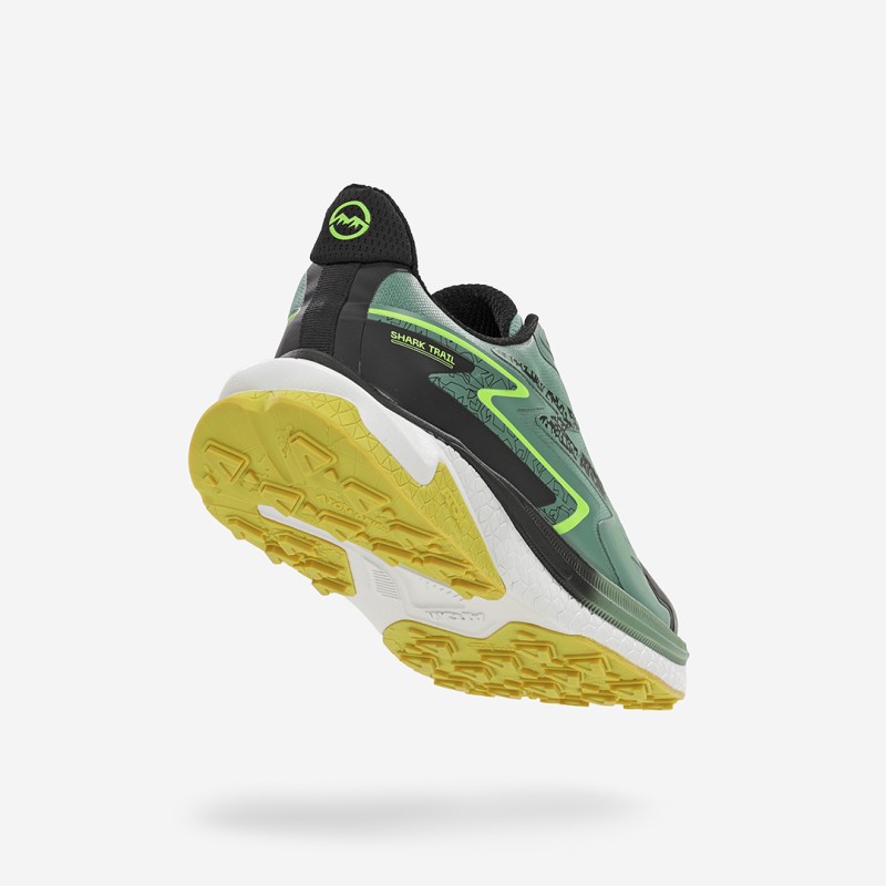 zapatillas atom trail running shark at160 dark