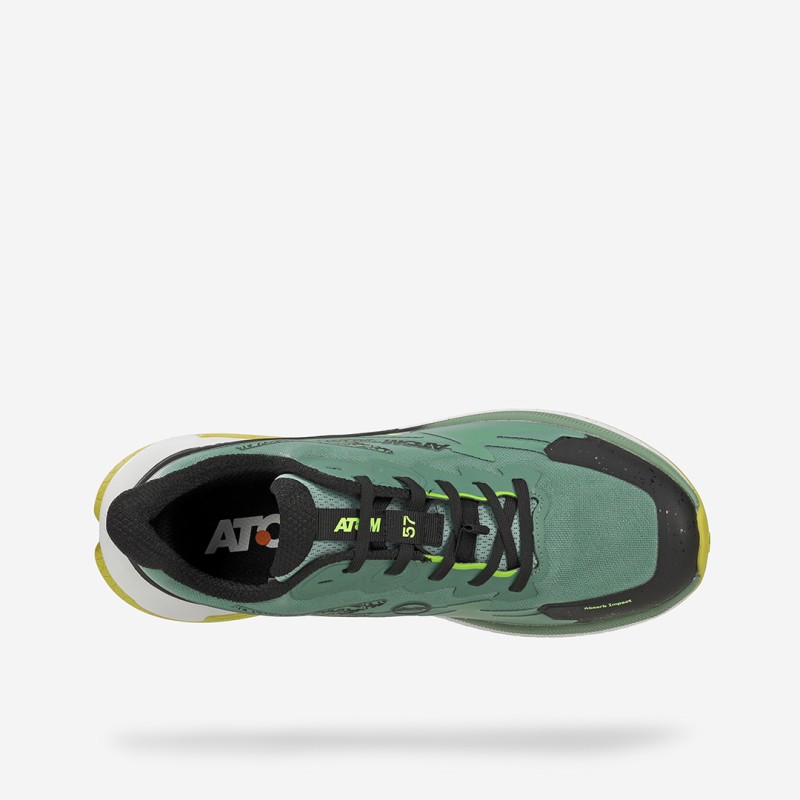 zapatillas atom trail running shark at160 dark