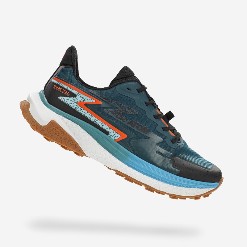 zapatillas atom trail running shark at160 lake