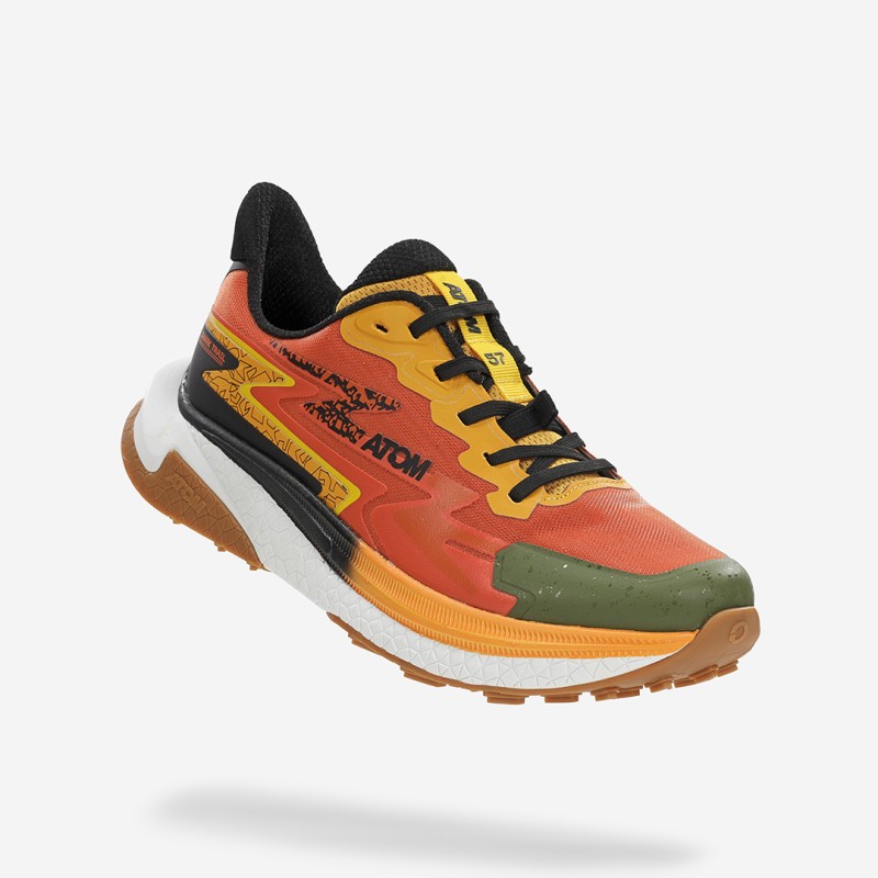 zapatillas atom trail running shark at160 blue