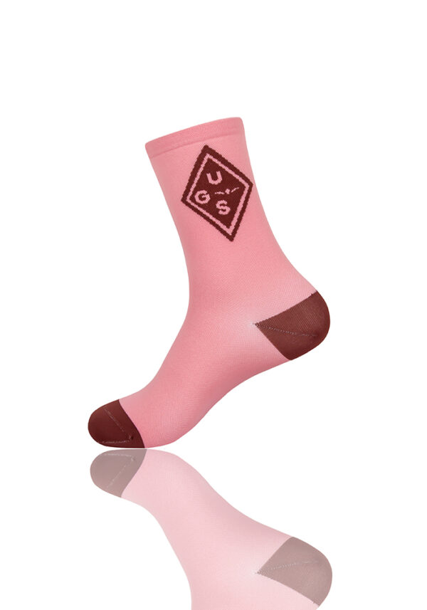 calcetines running y trail running , coral/marron