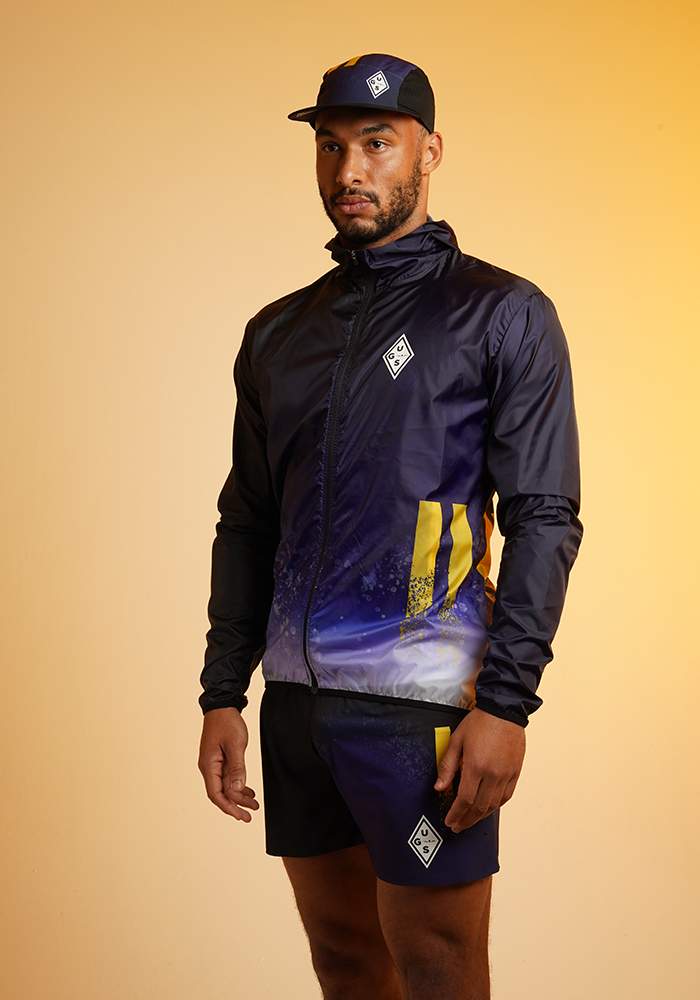 cortavientos de chico ugs de uglow, naranja/azul