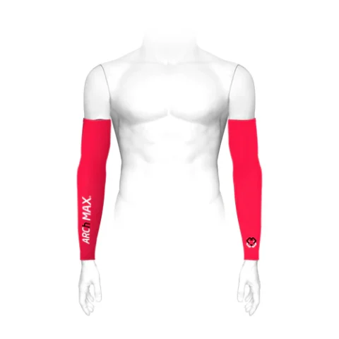 manguitos arch max, color rojo