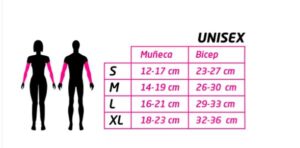 manguitos arch max, color rojo