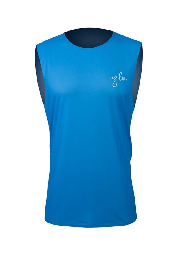 camiseta uglow speed aero sin mangas azul camiseta uglow speed aero sin mangas azul