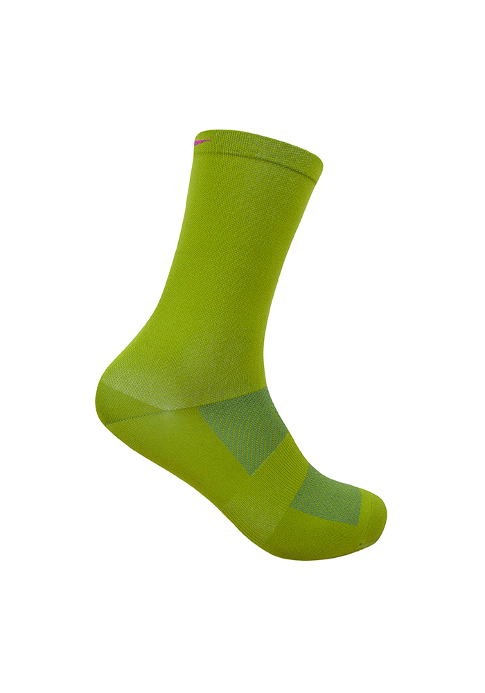 calcetines running y trail running unisex , verde/blanco
