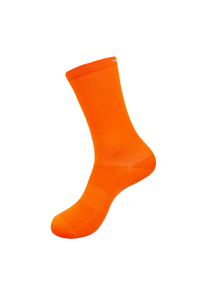 calcetines running y trail running unisex , naranja/blanco