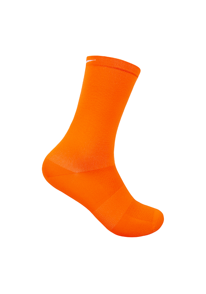 calcetines running y trail running unisex , naranja/blanco