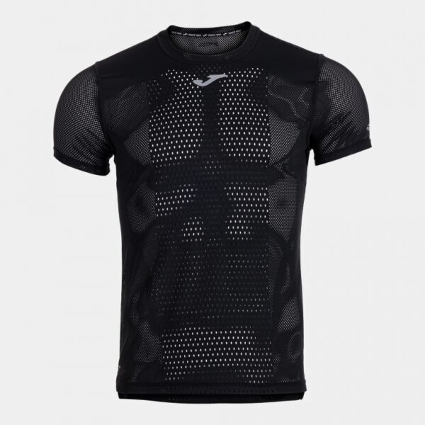 camiseta trail running hombre marathon ii negro