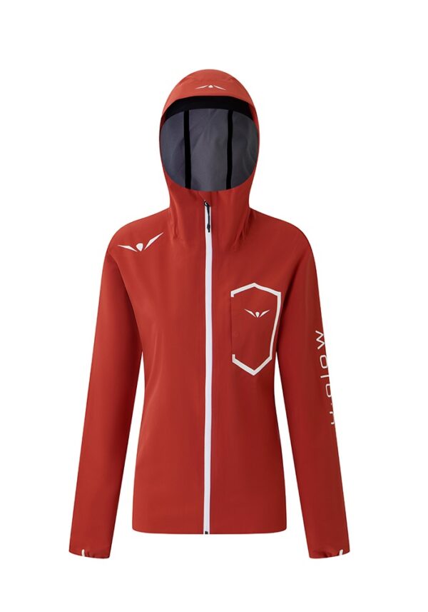 chaqueta impermeable uglow 5.1 10k mujer rojo/blanco chaqueta impermeable uglow 5.1 10k mujer rojo/blanco