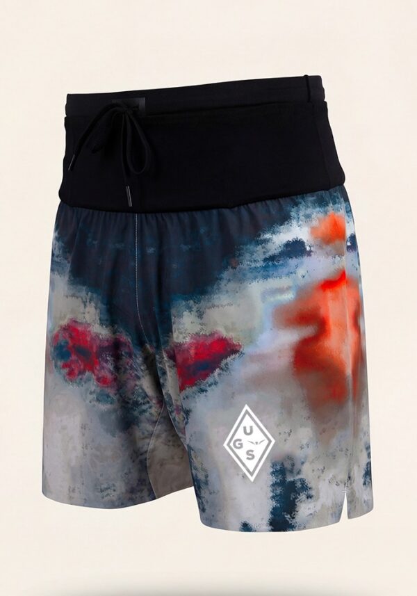 short de trail running para hombre con cinturón 4 bolsillos, ugs 26 color 2 short de trail running para hombre con cinturón 4 bolsillos, ugs 26 color 2